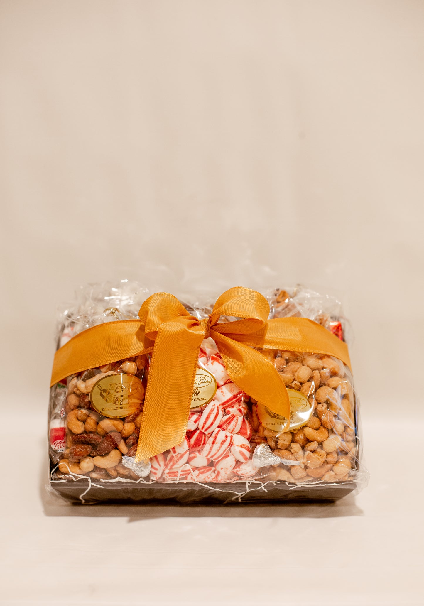 Christmas Candy, Nuts, and Health Mix Basket