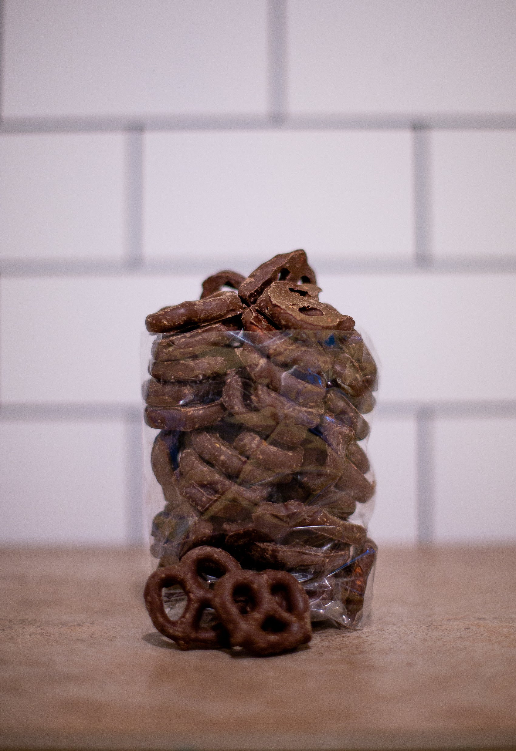 Mini Dark Chocolate Pretzels